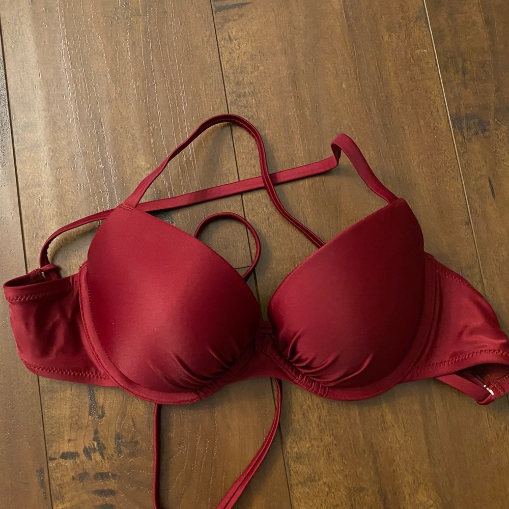 NWOT Aerie Padded Strappy Bikini Top 32C